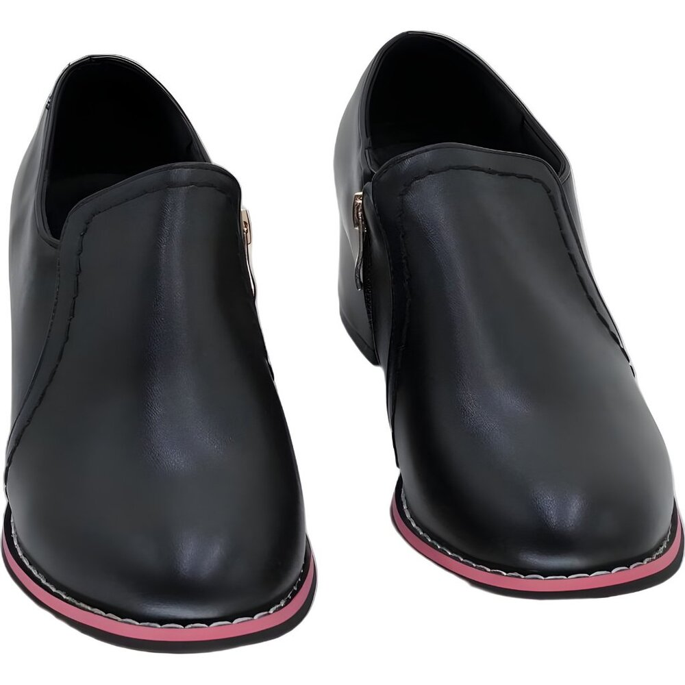 Butiti Black Heeled Bootie Shoes Pump-Style Ankle Boots Women's US 6